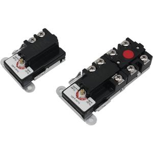 LONG TERM KST200&203 Electric Water Heater Thermostat kit for Double Element Heater, Includes 1x Upper Thermostat and 1x Lower Thermostat, Fit for Most Electric Water Heaters