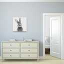 2 x daktenn Bunny Wall Art Lovely Rabbit Posters for Baby Room Easter Artwork Nursery Wall Decor Easter Wall Art Rabbit Pictures Wall Decor Bunny Pictures for Bathroom Bedroom 14x14 Inches