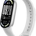 Xiaomi Mi Smart Band 10 (2025) Global Version - 1.72" AMOLED Display | 21 Days Battery Life | Touchscreen, Multi-Sport Tracker, Activity Tracker, Heart Rate Monitor | BT5.4 - (Glacier Silver)
