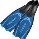 Cressi Adult Snorkeling Fins with Self-Adjustable Comfortable Full Foot Pocket | Perfect for Traveling | Agua: made in Italy