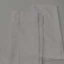 BGment Short White Linen Curtains 36 Inch Length for Kitchen Cafe, Rod Pocket Half Window Drapes Light Filtering for Bathroom Ring Clips Decorative, 34 Inch Wide Each Panel (34''W x 36''L(Pack of 2))