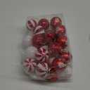 Christmas Ornaments Balls - 30 Pcs 2.4 Inch Shatterproof Plastic Christmas Balls Sets, Red & White Small Christmas Tree Balls Hanging Ornaments for Holiday Wreath Party Christmas Tree Decor