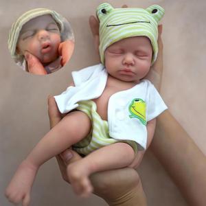 OtardDolls 12 Inch Reborn Baby Dolls Silicone Full Body Realistic Baby Doll Boy Silicone Baby Doll Handmade Painted Reborn Dolls with Clothes and Bottles Set for Kids Boys Girls