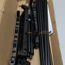 Small Stackable Shoe Rack,Narrow Kids Shoe Stand,Metal Shoe Storage Shelf for 6-8 Pairs of Shoes Entryway and Closet Hallway(3-Tier, Black)