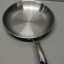 Ziruma Non-Toxic 11" Surgical Grade Stainless Steel Frying Pan, Fully Clad for Fast & Even Heat, PFOA-Free, Induction Compatible, Oven Safe to 500F