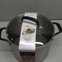 KitchenAid 71022 Stainless Steel Stockpot with Measuring Marks and Lid, 8 Quart - Brushed Stainless Steel