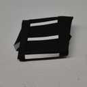 White Stripe Universial Seat Cover for Dirt Bike - Motorcycle Motorcross Enduro Seat Covers (Black)