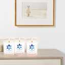 Yahrzeit Candles - Yahrzeit Memorial Candles, Memorial Bereavement Gifts for Loss of Loved One, Jewish Sympathy, Natural Soy Wax Hand Poured 7oz (White)