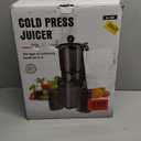 Juicer Machines with 5.8" Large Feed Chute, Cold Press Juicer for Whole Vegetables and Fruits 400W, Slow Masticating juicer Easy to Clean Juice Extractor Machine High Juice Yield (Titanium Gray)