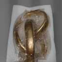 aboxoo Gold Knot Decor Mobius Knot Statue, Abstract Statues, Coffee Table Decor for Living Room, Office, Modern Desk Decor