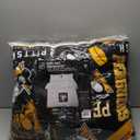FOCO Pittsburgh Penguins NHL Team Color Bed in a Bag Comforter Bedding 5 Piece Set - Full