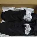 FitVille Men's Extra Wide Slip on Walking Shoes with Arch Support Men Slip on Sneakers for Foot Pain Relief-Stepease V2 (11 X-Wide, Jet Black)