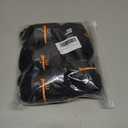 Wildarms 5 Pack Mens Crew Boot Socks Breathable Durable Cushioned Work Socks Athletic Socks with Moisture Wicking for Hiking (Black)