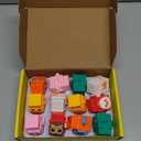 12 PCS Stacking Toys Set for Toddlers 18+ Months 1 2 3 4 Years Old Boys Girls Preschool Pressable Animals Stacking Blocks Sensory Toys with Cute Expressions Fun Easter Birthday Gifts for Kids