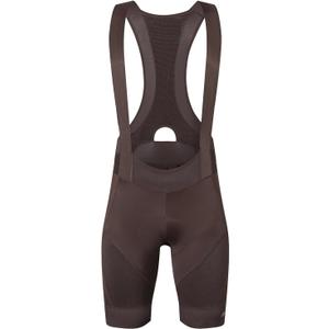 Cycling Bib Shorts for Men - Road Bike Bicycle Breathable Padded Riding Tights (Brown, L)