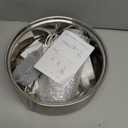 CEESC Cordless Cat Water Fountain Stainless Steel, 4L/135oz Automatic Pet Water Dispenser with Motion Sensor, Multi-Filtration, Ultra Quiet Pump, Long-Lasting 4000mAh Battery for Indoor Cats & Dogs