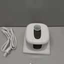 45kHz Ultrasonic Retainer Denture Cleaner Machine, Fast Cleaning for Aligners, Mouth Guards, Braces, Toothbrush Heads & Jewelry, 200ML Dental Cleaning Pod, 4 Modes & Digital Timer, White