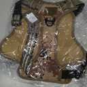 BUMBIN Tactical Dog Harness for Medium Dogs No Pull, Famous TIK Tok No Pull Dog Harness, Fit Smart Reflective Pet Walking Harness for Training, Adjustable Dog Vest Harness with Handle Desert Camo M (M(Neck:16-20", Chest:17-27"))