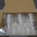 JOYIN 36 pcs Clear Plastic Martinni Glasses, 12 oz Disposable Plastic Margarita Cups, plastic champagne glass, cocktail Cup for Fiesta, Taco Night, and Mexican Themed Party Supplies