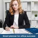 2026 Planner, Weekly and Monthly Calender Planner, Jan 2026 to Dec 2026, Hardcover 2026 Calendar Book with Tabs & Inner Pocket, Office Home School Supplies for Women & Men - A4 (8.5" x 11"), Navy Blue