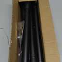 Tension Curtain Rod, 42 to 115 inch Adjustable Heavy Duty Black Shower Curtain Rod for Bathroom Closet Windows