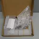 50 Pack Name Badge Magnets Kit Acrylic Magnetic Name Tag Holders with Blank Printable Paper Inserts 3 Magnets Clear Adhesive ID Holder for Business Events School Office