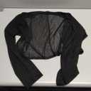 Women's Long Sleeve Fine Mesh Shrug Size XXL