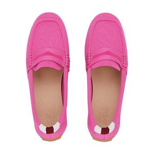 JBB Women Knit Loafers Men Driving Loafer Slip On Flat Boat Shoes Penny Moccasins Flat Bottom Breathable Shoes, Size 43 (10.5)