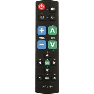 Big Button Universal TV Remote Control for Seniors, Works Only for One of TV/Cable/STB,Easy to Use