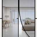 RELIANCER Fiberglass Magnetic Door Screen,Fit Door Size 34"x78",Auto Close Screen Door Mesh w/Magnets,Patio Doorway Net Screens,Self-Closing Doors Cover,Anti Mosquito Doorway Curtain,Mesh Partition
