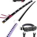Cold Blade Katana Sword - 41 inches Katana Replica with Holster Belt and Display Stand - Sword with Authentic Design