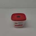 Rubbermaid Easy Find Vented Lid Food Storage Containers 7-Cup Red (1 Count (Pack of 1))
