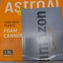AstroAI Foam Cannon for Pressure Washer with 1/4" Quick Connect Plug, 1 L | Thick Foam, Car Wash, Heavy Duty Snow Clear Bottle, Wide Neck, Adjustable, Quick Connect, for Various Cleaning Tasks, Brass