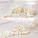 36 Packs 2''x2''x2'' Acrylic Box with Lids for Storage Display, Acrylic Cube Containers for Halloween Storage, Christmas Ornaments, for Candy Pill, Tiny Jewelry, Cosmetics, Party Favor