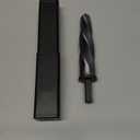 DKIBBITH 1-1/8" Bridge Construction Reamer Drill Bit, M2 HSS Taper Chucking Reamer for Steel Alloy Metal Wood Plastic, 1/2" Non-Slip Shank, 5-Spiral Flutes Car Reamer, to Align or Enlarge Holes, 28mm