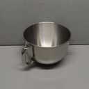 6QT Stainless Steel Mixer Bowl for Kitchenaid Stand Mixers, Kitchen Aid Mixing Bowl for 6QT Lift Mixer with Handle