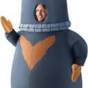 Spooktacular Creations Halloween Inflatable Costume, Full Body Dog Blow Up Outfit, Inflatable Suit for Themed Cosplay Parties (Large(67In))