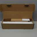 2 Pack Heavy Duty Curtain Rods for Windows 28 to 48 Inch, 1 Inch White Curtain Rods Set of 2 Pack for Outdoor, Farmhouse, Bedroom, Adjustable Easy Install Curtain Rods (A2,White,30"-60")