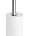 TACGEA Toilet Paper Holder Stand, Bathroom Toilet Paper Roll Holder Stainless Steel, Storage for 4 Rolls of Toilet Tissue, Sliver