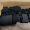 United Ortho 61024 3-Panel Knee Immobilizer, 24" Size (Black, L)