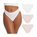 Maidenform Mid-Rise Bikini Panty, Seamless Underwear for Women, 3-Pack S