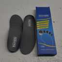 Plantar Fasciitis Feet Insoles Arch Supports Orthotics Inserts Relieve Flat Feet, High Arch (Mens 6-6 1/2 | Womens 8-8 1/2) (Gray)