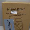HEVUMYI Twin-XL Comforter Set - 5-Piece All Season Bed in a Bag Twin-XL, Ultra Soft Bedding Set with Comforter, Flat Sheet, Fitted Sheet, Pillowcases, Pillow Shams, Dark Grey