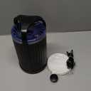 Fly Trap Indoor, 3 in 1 Fruit Fly Traps for Indoors Gnat Traps for House Indoor, Smart Flying Insect Trap Bugs Light Mosquito Catcher with 10 Refills, Ideal for Kitchen, Graden, RV, Office - Black