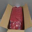 CozyLux King Size Comforter Set Dark Red, 7 Pieces Pintuck Bed in A Bag Red Comforter King Size, Pinch Pleat Bedding Set with All Season Comforter, Sheets, Pillowcases & Shams