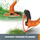 WORX Cordless String Trimmer & Lawn Edger, Electric Weed Wacker with 4.2 LBS, 20V Weed Eater with Auto Feed, Battery & Charger Included, WG154