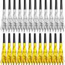New Years Eve Party Supplies 2026-24 PCS Noise Makers, 12 Gold & 12 Silver Glitter Party Blowers for Adults, Bulk New Year Eve Birthday Christmas Noisemakers Horns
