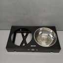 Elevated Dog Bowls, Dog Feeder with 2 Stainless Steel Dishes &1 Slow Feeder Bowl, 5 Heights Adjustable Raised Stand for Medium Large, Food Dishes with Non-Slip Feet