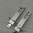 Marsauto H1 Fog Light Bulb, 800% Brightness H1 Fog Lights, 6500K White No Adapter Required, Upgraded 1:1 Mini Size Led Chips Fog Bulb for Car, Truck, SUV, Pack of 2