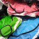 Snow Tube, 3Packs/4Packs for Whole Family Inflatable Snow Sled for Kids and Adult, Thickened Heavy Duty Hard Bottom Sleds for Snow with Handles, Snow Toys for Outdoor Sledding Snow Tube Sports (Green, Red, Blue)